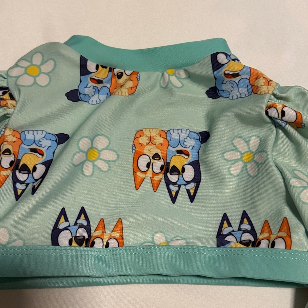 Girls Swim Rash Guard with Bluey Print - Picture 7 of 7